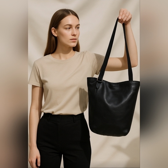 Tano Large Hobo Bucket Handbag - Picture 1 of 16